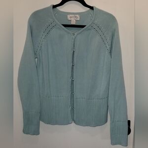 Vintage Casual Corner Women's Cardigan Sweater Size XL CottageCore GrannyCore